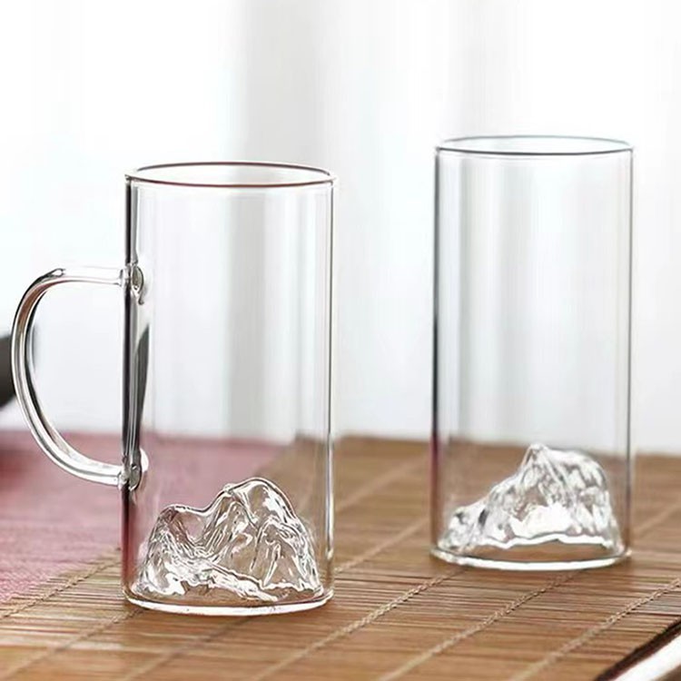 Dno ve tvaru kopce Tepelně odolný pohár Creative Glass Cup